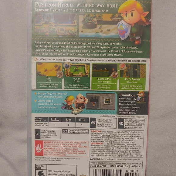 Legend of Zelda Links Awakening Nintendo Switch NEW - Picture 2 of 2